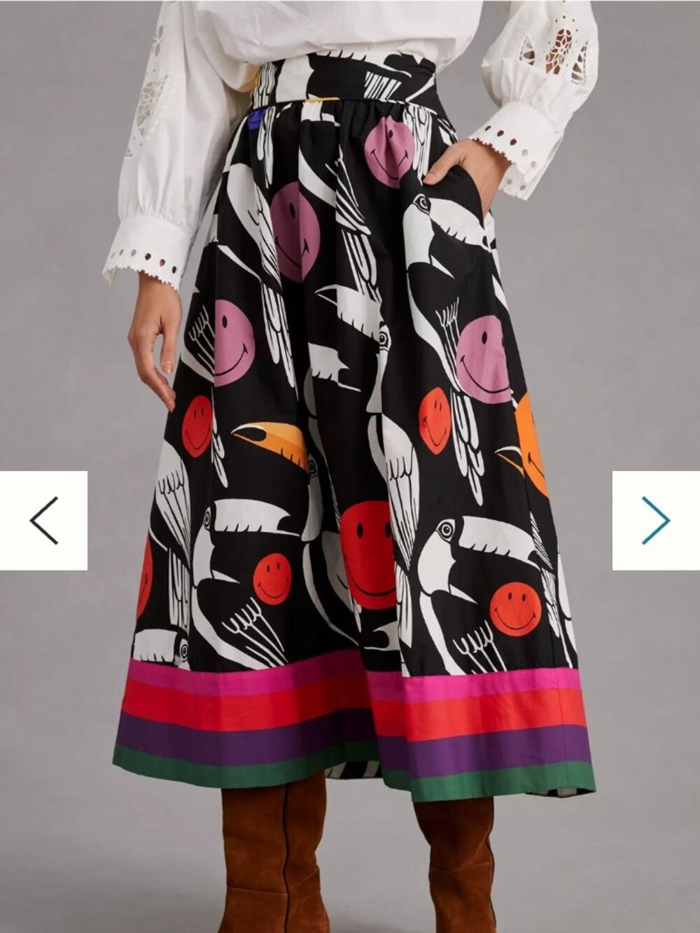 Farm Rio Smiley Skirt - Picture 2 of 5